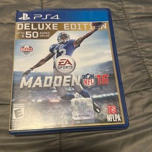 Ps4 Madden NFL 16 Deluxe Edition